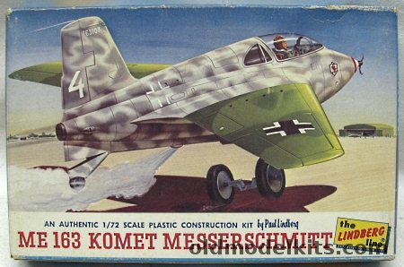 Lindberg 1/72 Messerschmitt Me-163 Comet (Komet), 434-39 plastic model kit
